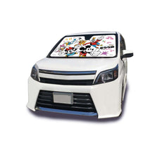 画像をギャラリービューアに読み込む, ミッキーマウス サンシェードM 日除け 遮光品 汎用タイプ フロントガラス 折りたたみ Minnie Mouse 長時間 暑さ対策 駐車場 かわいい ディズニーランド NAPOLEX(ナポレックス)【2023モデル】 カー用品 便利