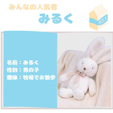 画像をギャラリービューアに読み込む, 【toffee】トフィー カフェからやってきたうさぎのぬいぐるみ