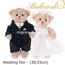 画像をギャラリービューアに読み込む, 【Bulowski Wedding Bears】ブコウスキー ウェディングベア ペアぬいぐるみ