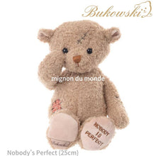 画像をギャラリービューアに読み込む, 【Bukowski Nobody's Perfect】ブコウスキー テディベア ぬいぐるみ