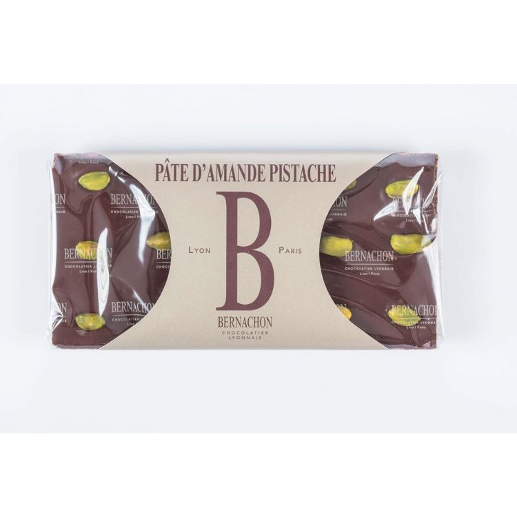 ベルナシオン タブレット　ノワール　バッドダマンドピスタッシュ　Noir Pate D'amande Pistache Bernachon　チョコレート
